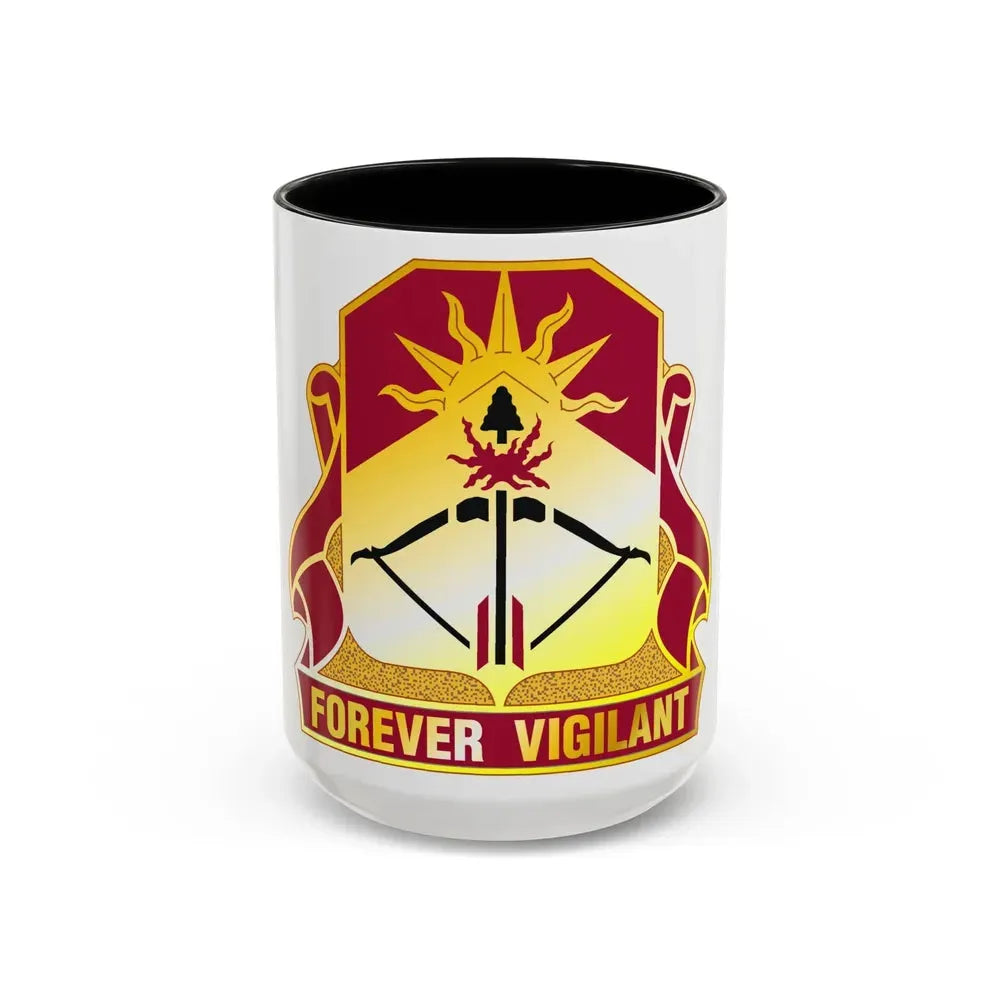 188 Air Defense Artillery Regiment (U.S. Army) Accent Coffee Mug 15oz Black - Go Mug Yourself