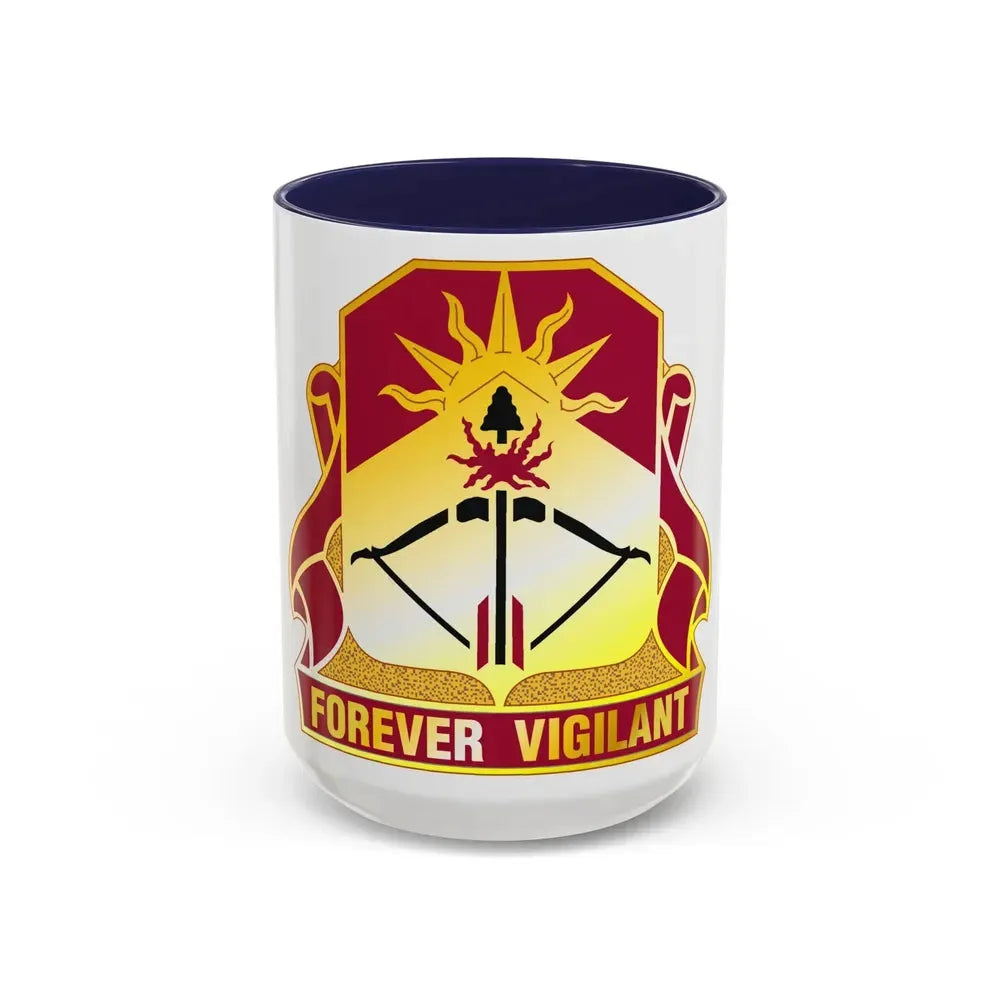 188 Air Defense Artillery Regiment (U.S. Army) Accent Coffee Mug 15oz Navy - Go Mug Yourself