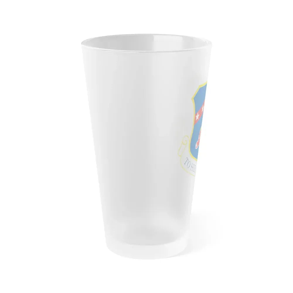 188th Fighter Wing (U.S. Air Force) Frosted Pint Glass 16oz - Go Mug Yourself