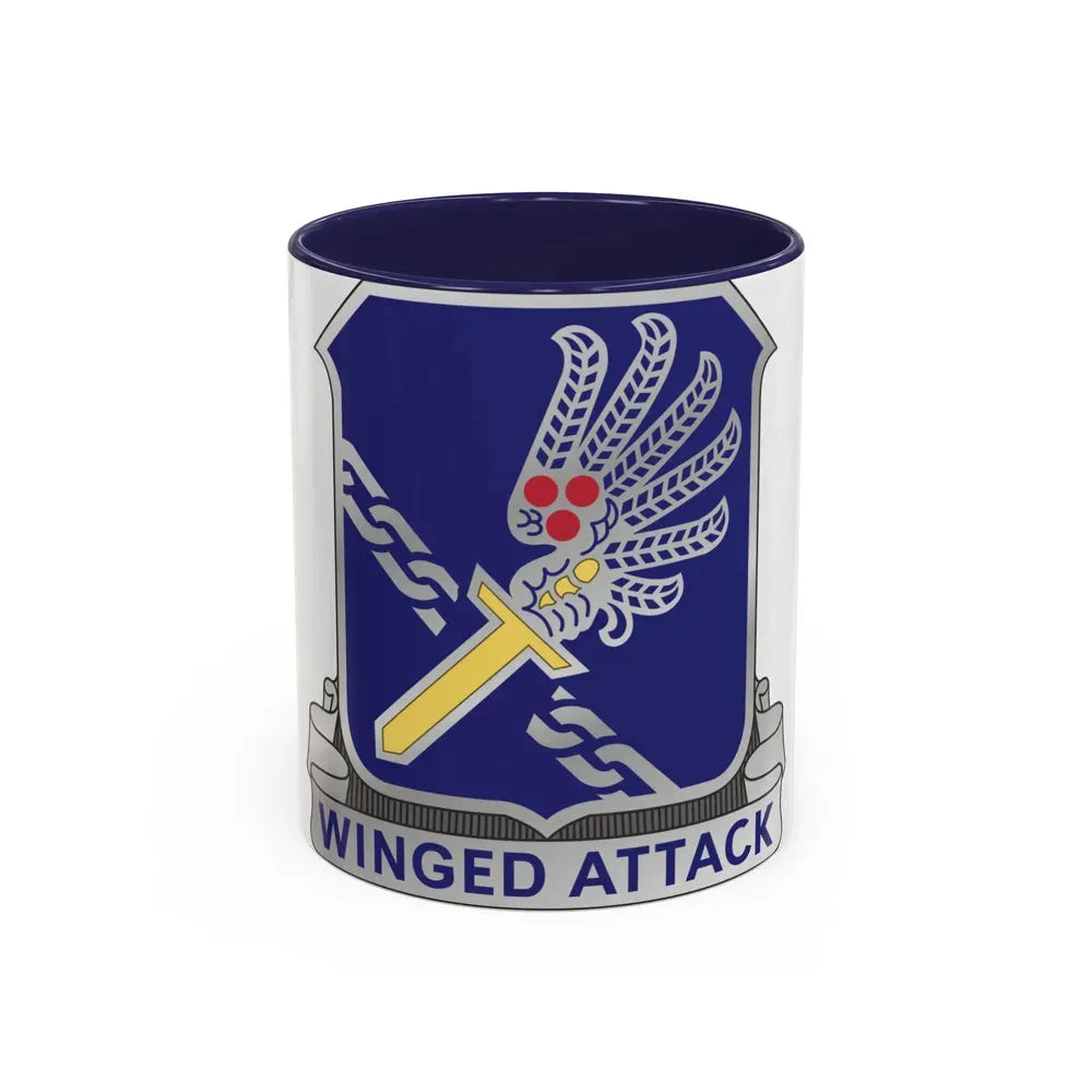 188th Infantry Regiment (U.S. Army) Accent Coffee Mug 11oz Navy - Go Mug Yourself