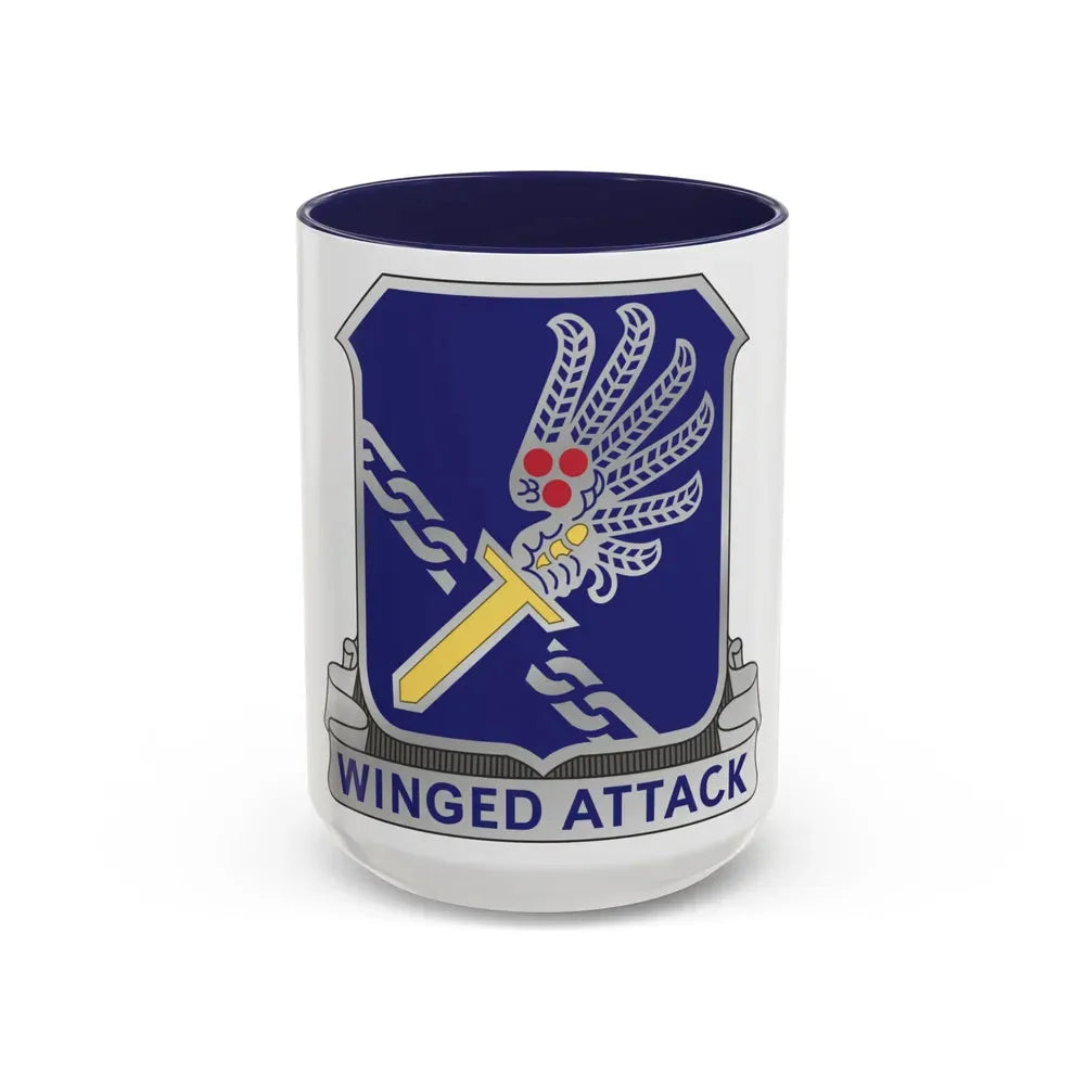 188th Infantry Regiment (U.S. Army) Accent Coffee Mug 15oz Navy - Go Mug Yourself
