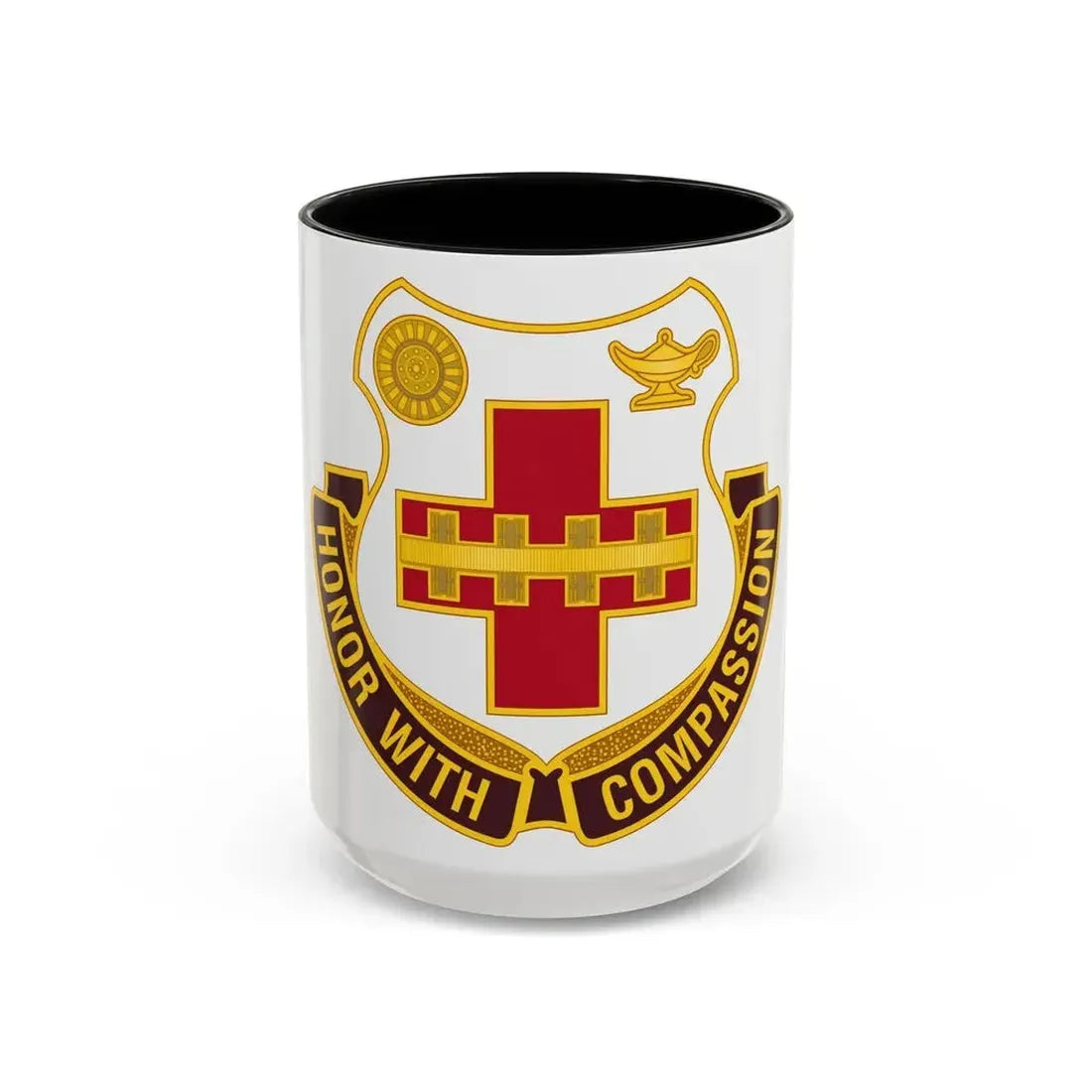 188th Medical Battalion (U.S. Army) Accent Coffee Mug 15oz Black - Go Mug Yourself