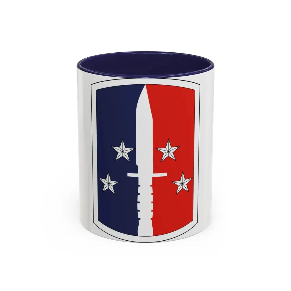 189th Infantry Brigade (U.S. Army) Accent Coffee Mug 11oz Navy - Go Mug Yourself