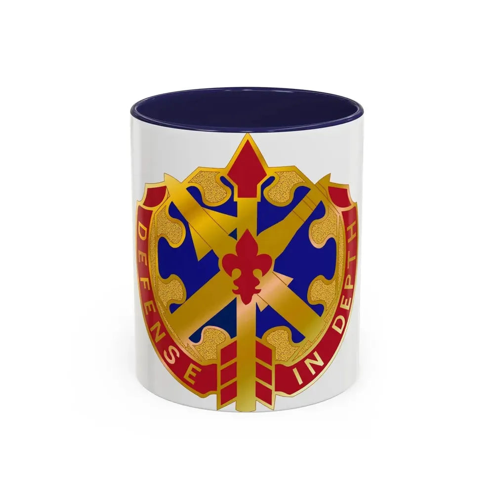 18th Air Defense Artillery Group (U.S. Army) Accent Coffee Mug 11oz Navy - Go Mug Yourself