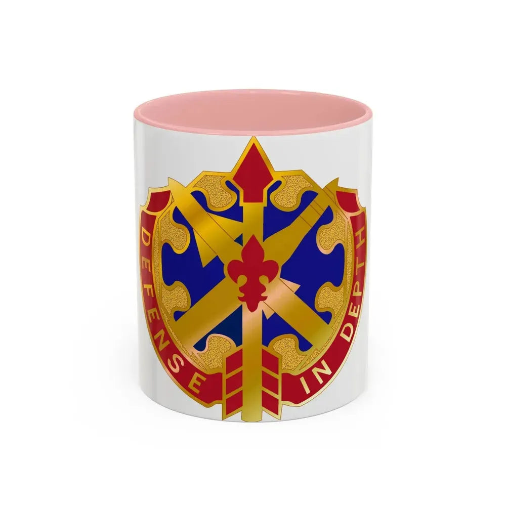 18th Air Defense Artillery Group (U.S. Army) Accent Coffee Mug 11oz Pink - Go Mug Yourself