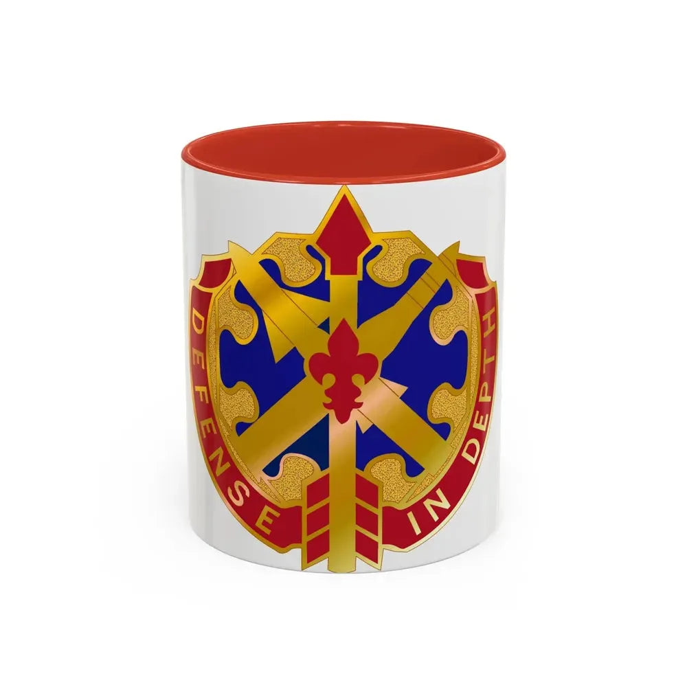 18th Air Defense Artillery Group (U.S. Army) Accent Coffee Mug 11oz Red - Go Mug Yourself