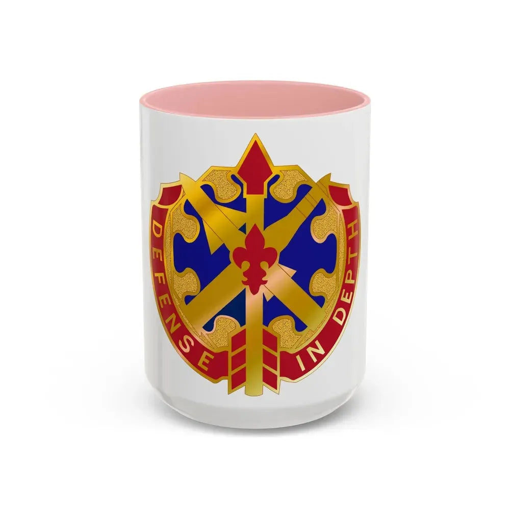 18th Air Defense Artillery Group (U.S. Army) Accent Coffee Mug 15oz Pink - Go Mug Yourself