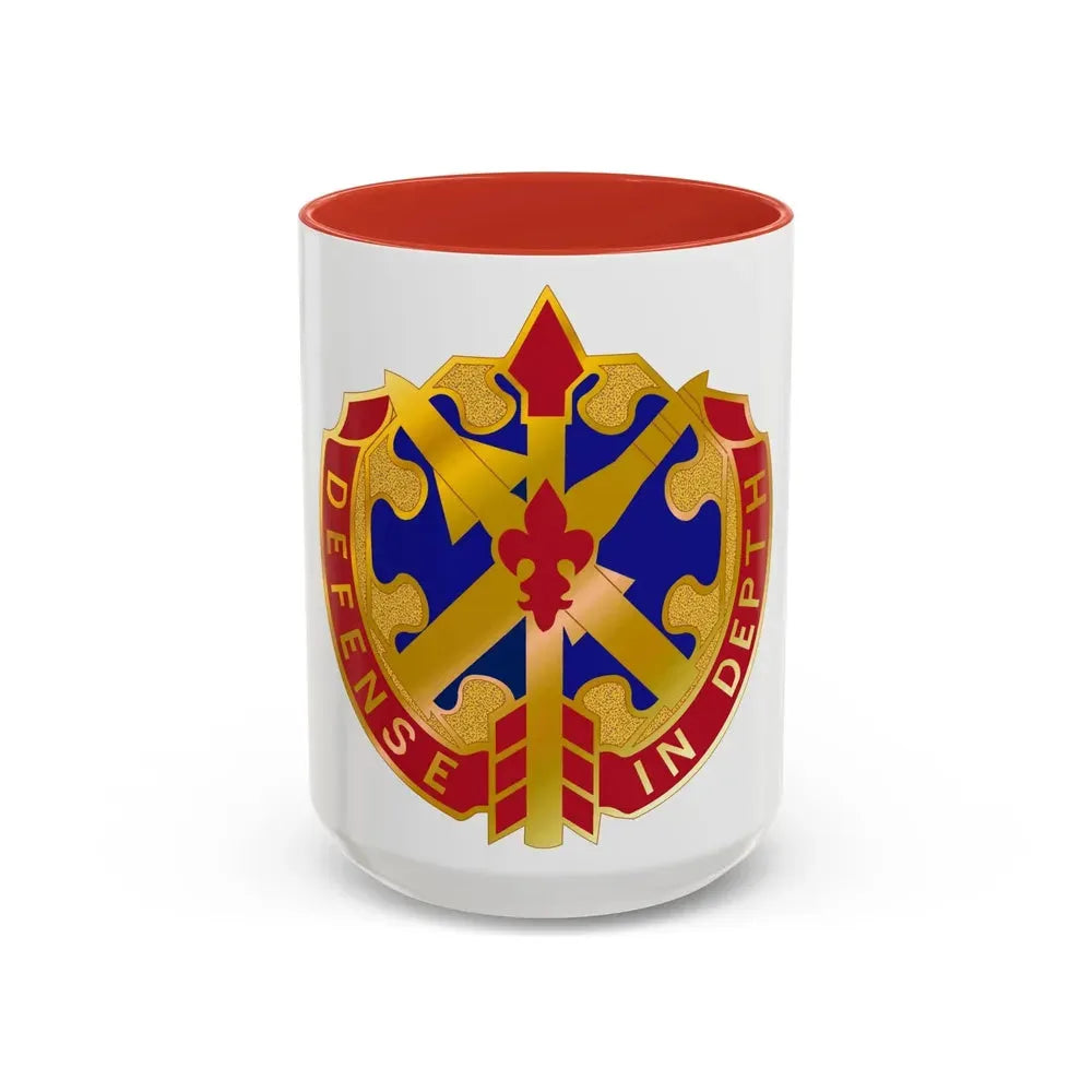 18th Air Defense Artillery Group (U.S. Army) Accent Coffee Mug 15oz Red - Go Mug Yourself