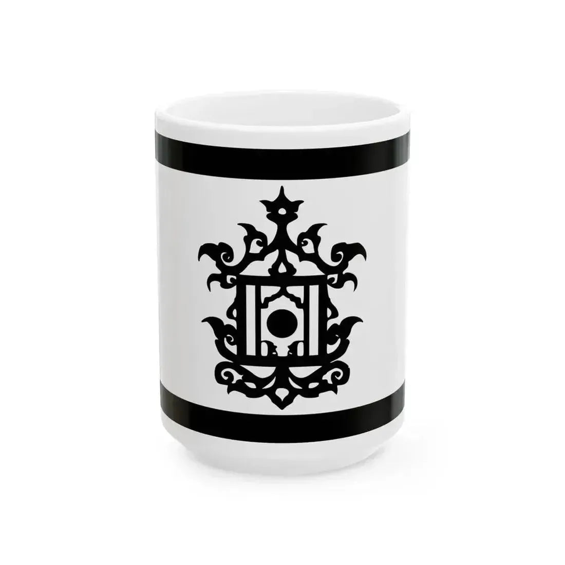 18th Century Flag of Sulu (Philippines) White Coffee Mug 15oz - Go Mug Yourself