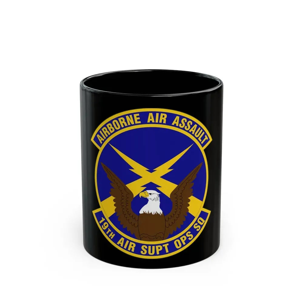 19 Air Support Operations Squadron ACC (U.S. Air Force) Black Coffee Mug 11oz - Go Mug Yourself