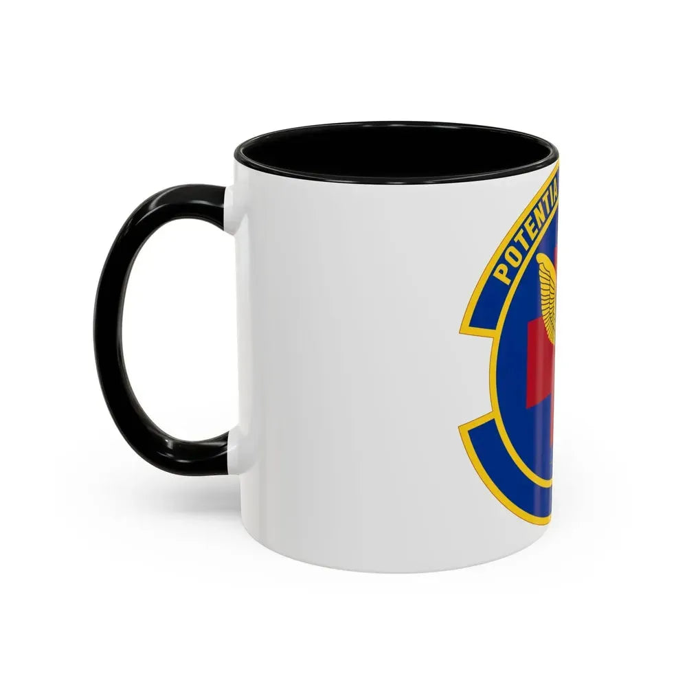 19 Healthcare Operations Squadron AMC (U.S. Air Force) Accent Coffee Mug - Go Mug Yourself