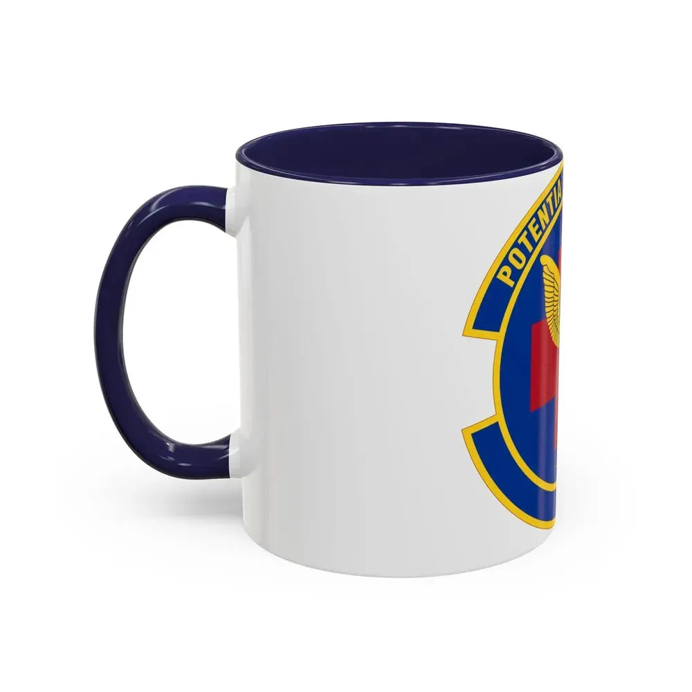 19 Healthcare Operations Squadron AMC (U.S. Air Force) Accent Coffee Mug - Go Mug Yourself