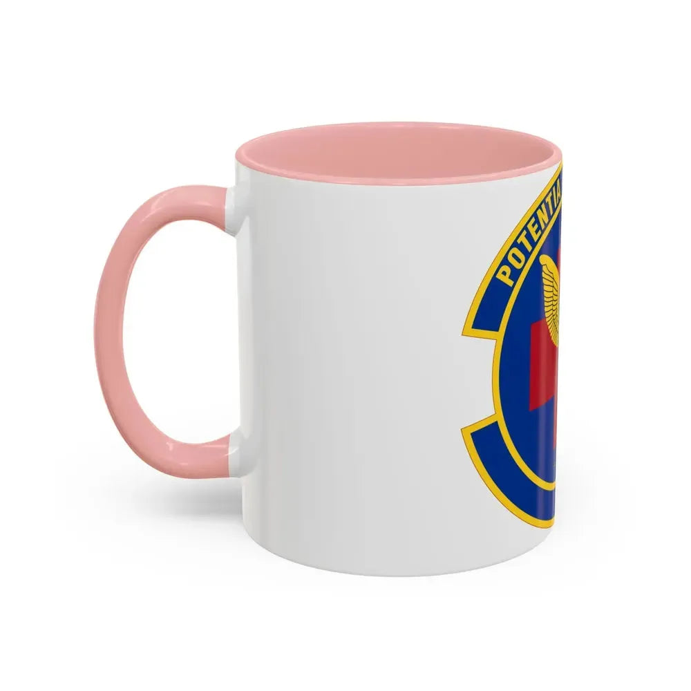 19 Healthcare Operations Squadron AMC (U.S. Air Force) Accent Coffee Mug - Go Mug Yourself