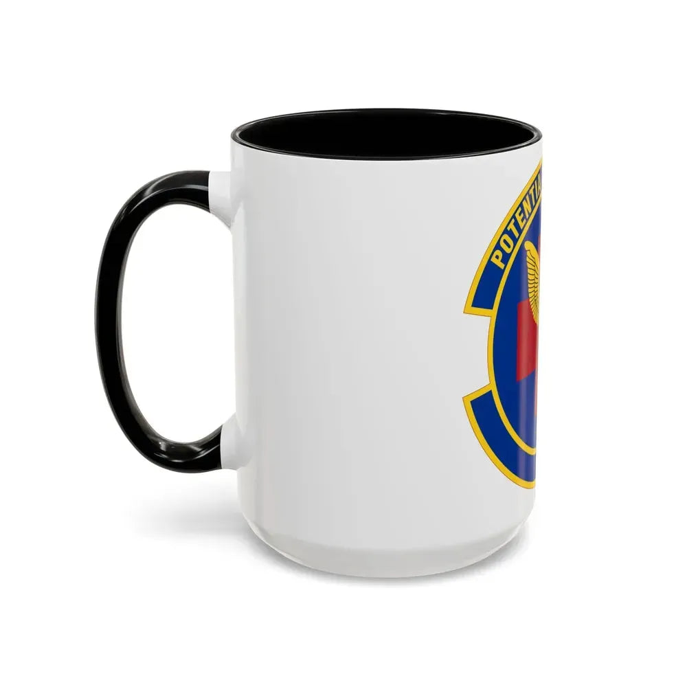 19 Healthcare Operations Squadron AMC (U.S. Air Force) Accent Coffee Mug - Go Mug Yourself
