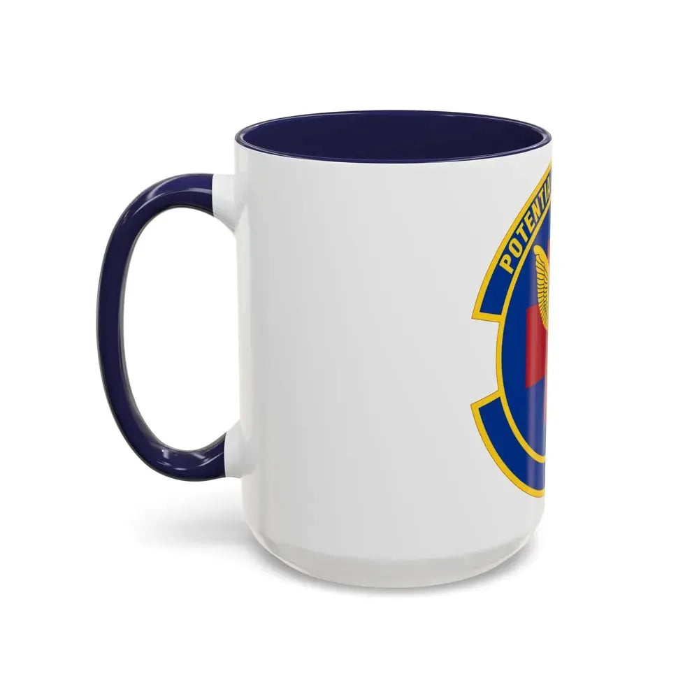 19 Healthcare Operations Squadron AMC (U.S. Air Force) Accent Coffee Mug - Go Mug Yourself