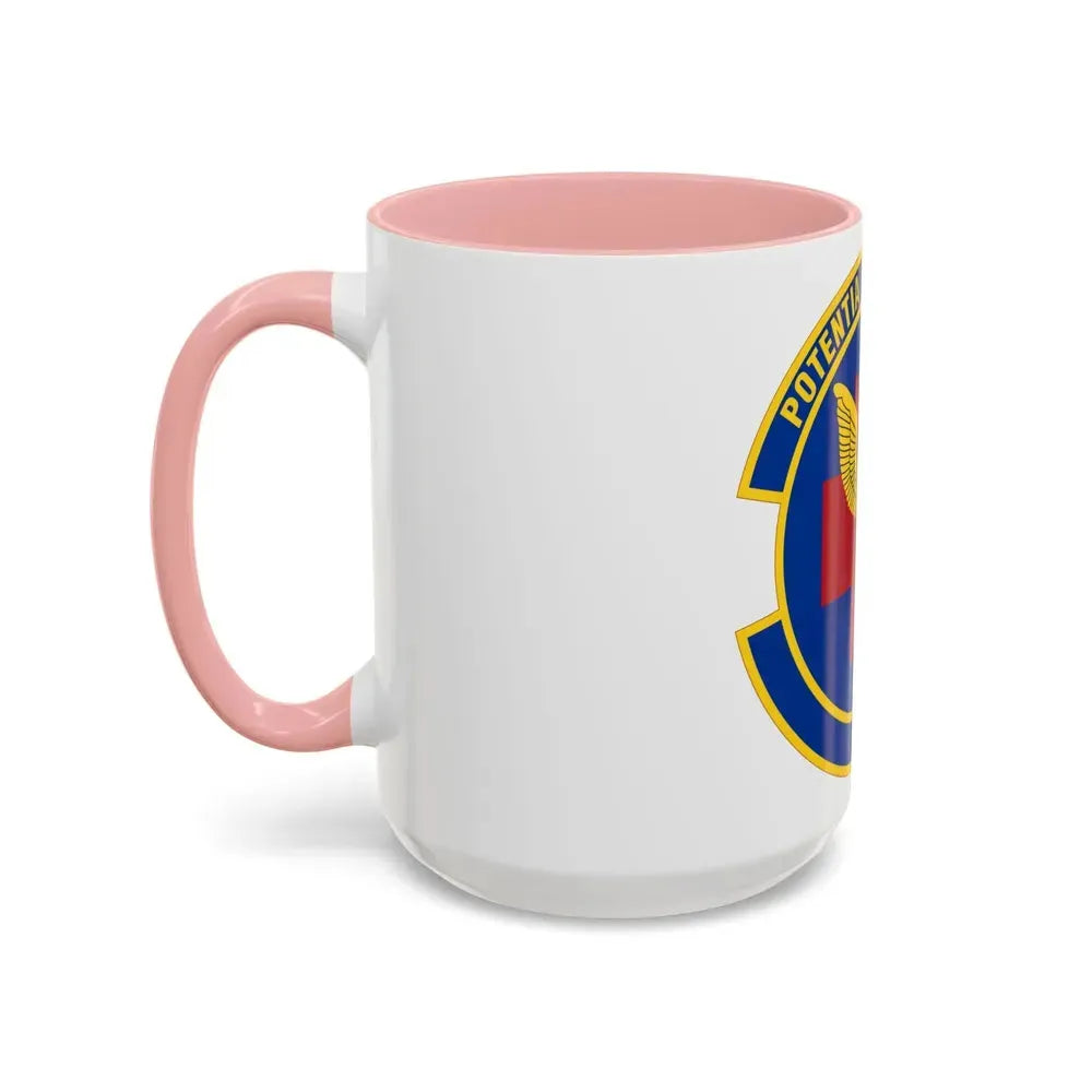 19 Healthcare Operations Squadron AMC (U.S. Air Force) Accent Coffee Mug - Go Mug Yourself