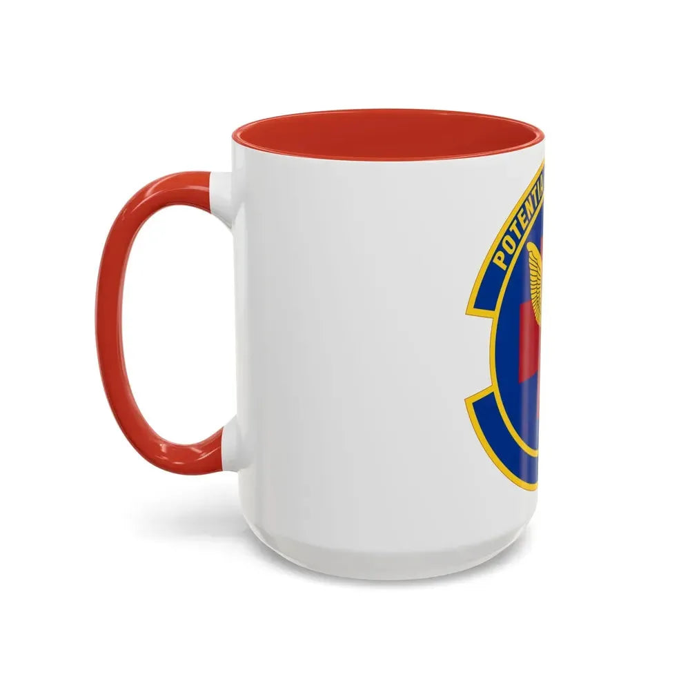 19 Healthcare Operations Squadron AMC (U.S. Air Force) Accent Coffee Mug - Go Mug Yourself