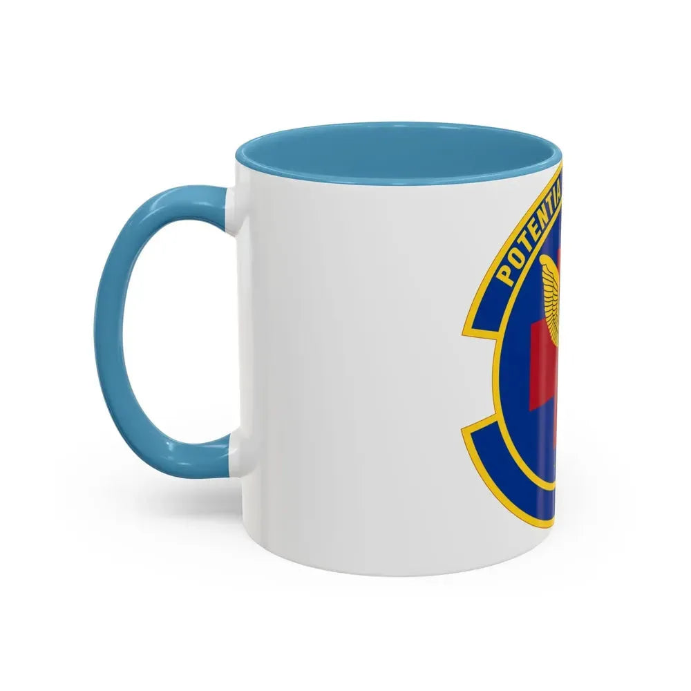 19 Healthcare Operations Squadron AMC (U.S. Air Force) Accent Coffee Mug - Go Mug Yourself