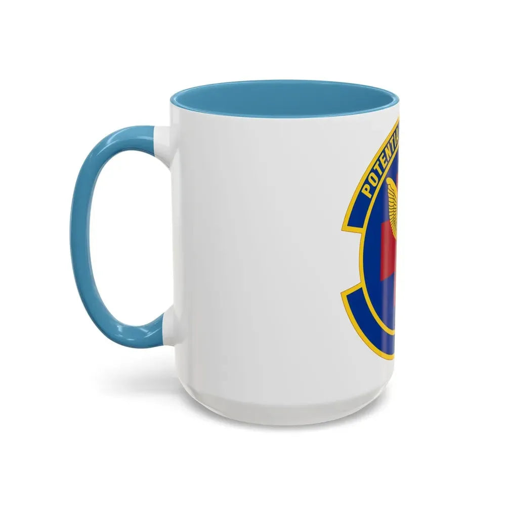 19 Healthcare Operations Squadron AMC (U.S. Air Force) Accent Coffee Mug - Go Mug Yourself