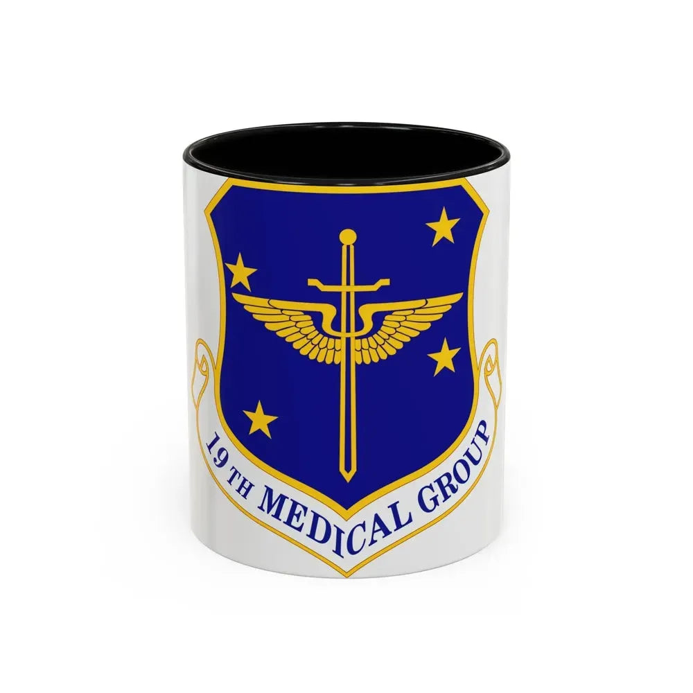 19 Medical Group AMC (U.S. Air Force) Accent Coffee Mug 11oz Black - Go Mug Yourself