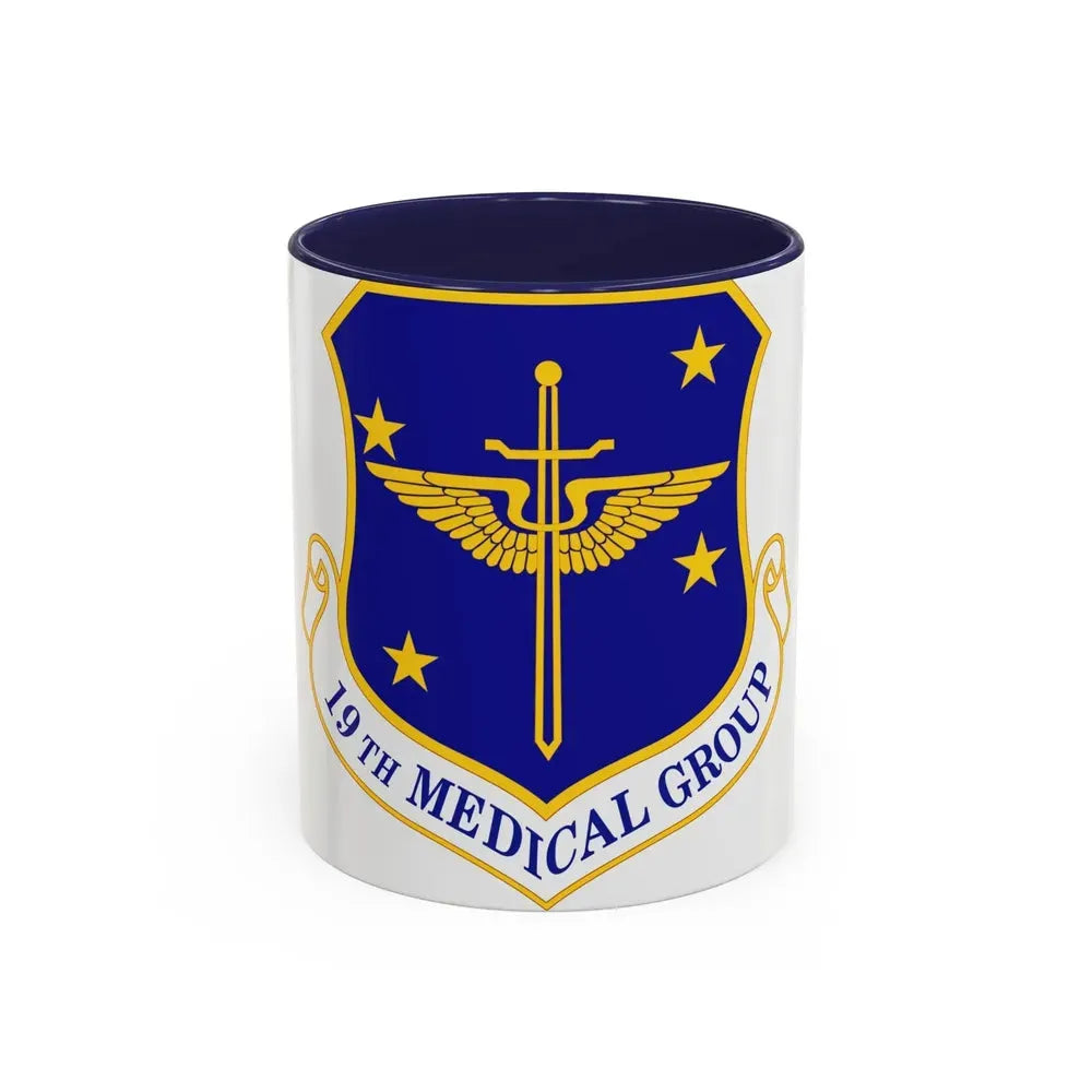 19 Medical Group AMC (U.S. Air Force) Accent Coffee Mug 11oz Navy - Go Mug Yourself
