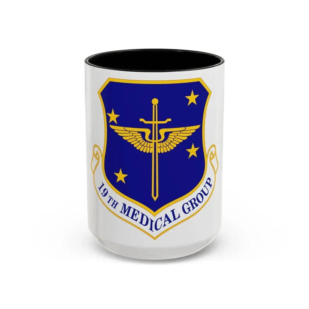 19 Medical Group AMC (U.S. Air Force) Accent Coffee Mug 15oz Black - Go Mug Yourself