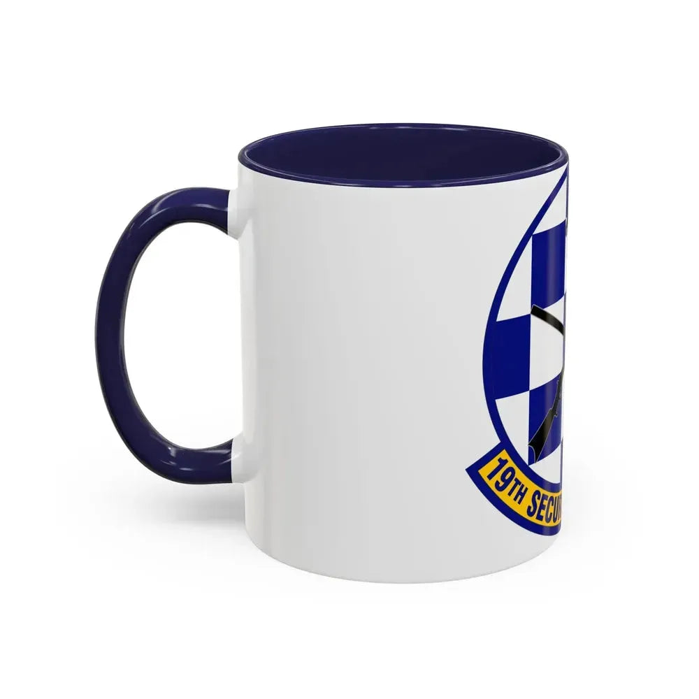 19 Security Forces Squadron AMC (U.S. Air Force) Accent Coffee Mug - Go Mug Yourself