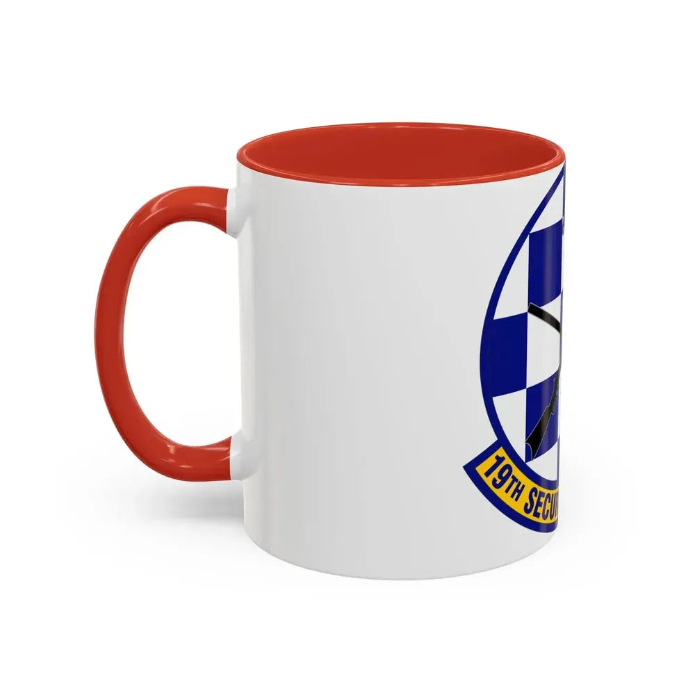 19 Security Forces Squadron AMC (U.S. Air Force) Accent Coffee Mug - Go Mug Yourself