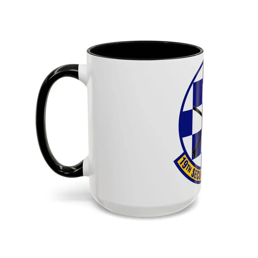 19 Security Forces Squadron AMC (U.S. Air Force) Accent Coffee Mug - Go Mug Yourself