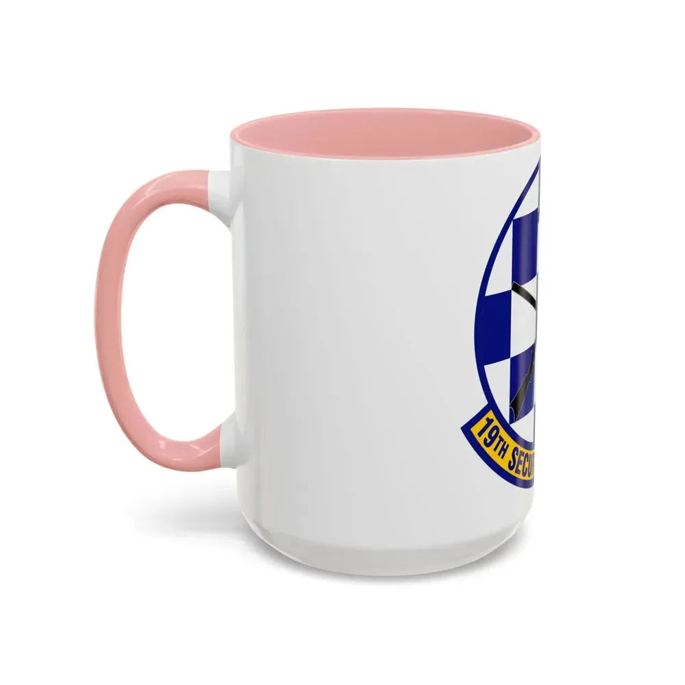 19 Security Forces Squadron AMC (U.S. Air Force) Accent Coffee Mug - Go Mug Yourself