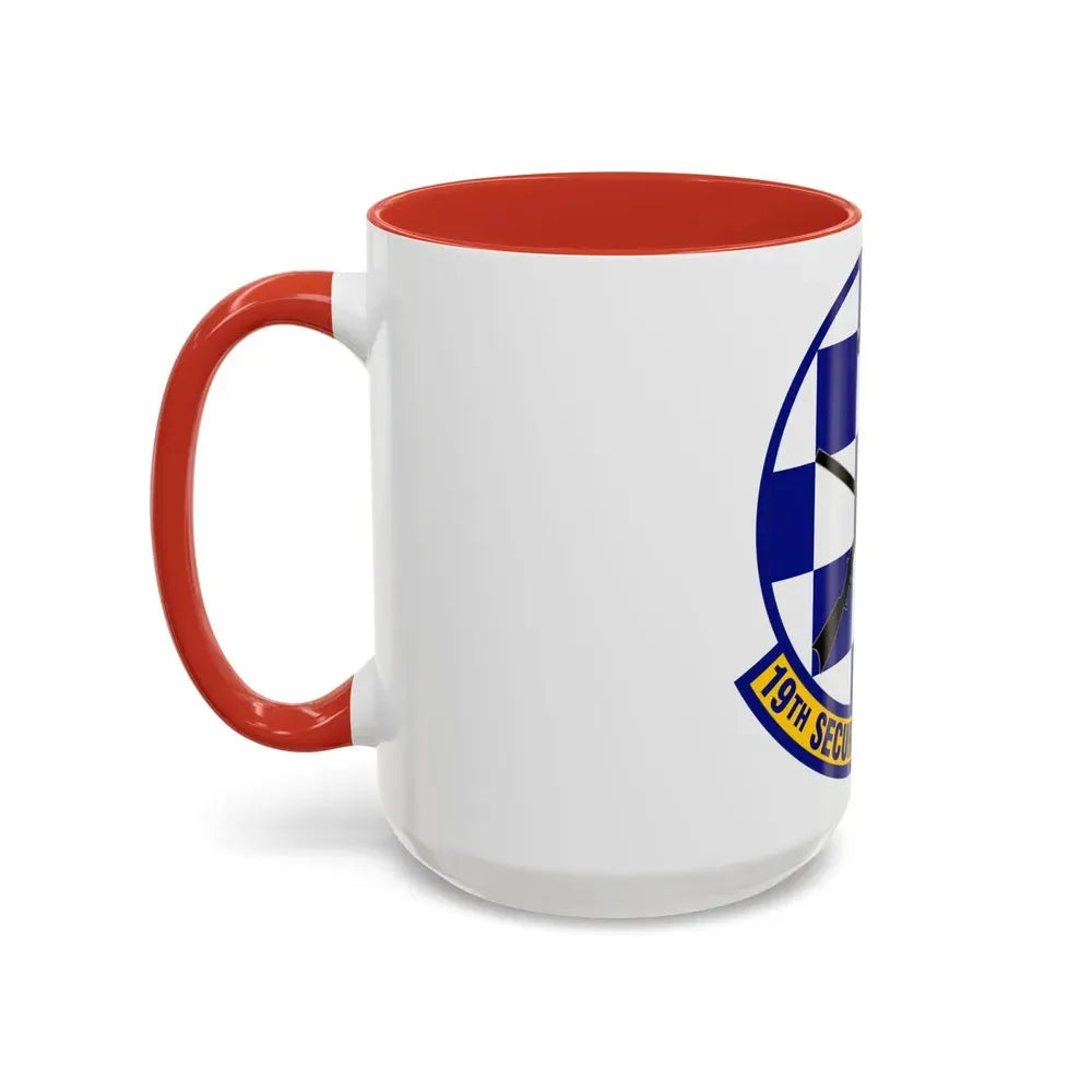19 Security Forces Squadron AMC (U.S. Air Force) Accent Coffee Mug - Go Mug Yourself