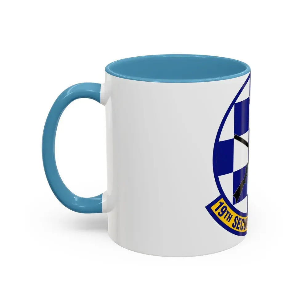 19 Security Forces Squadron AMC (U.S. Air Force) Accent Coffee Mug - Go Mug Yourself