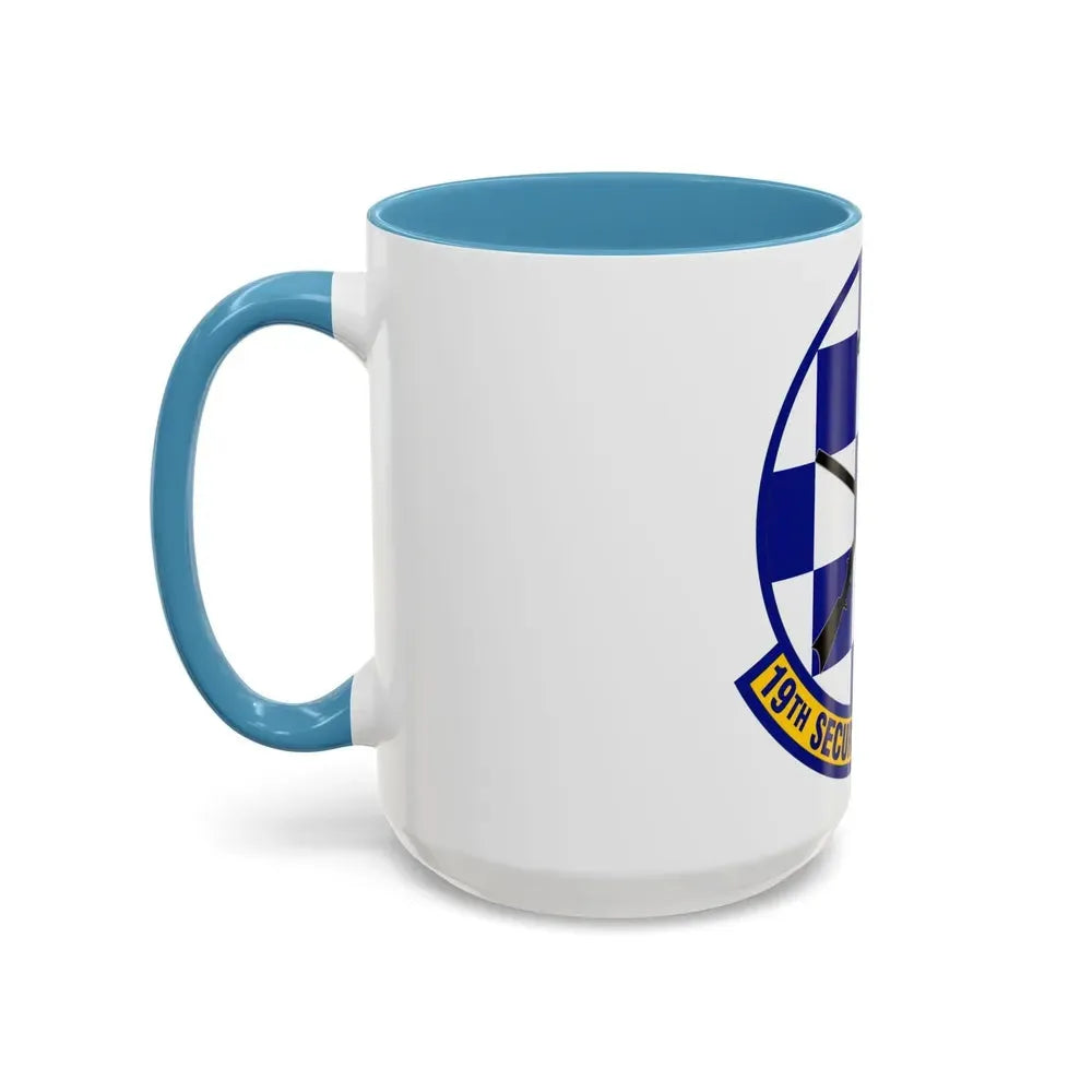 19 Security Forces Squadron AMC (U.S. Air Force) Accent Coffee Mug - Go Mug Yourself