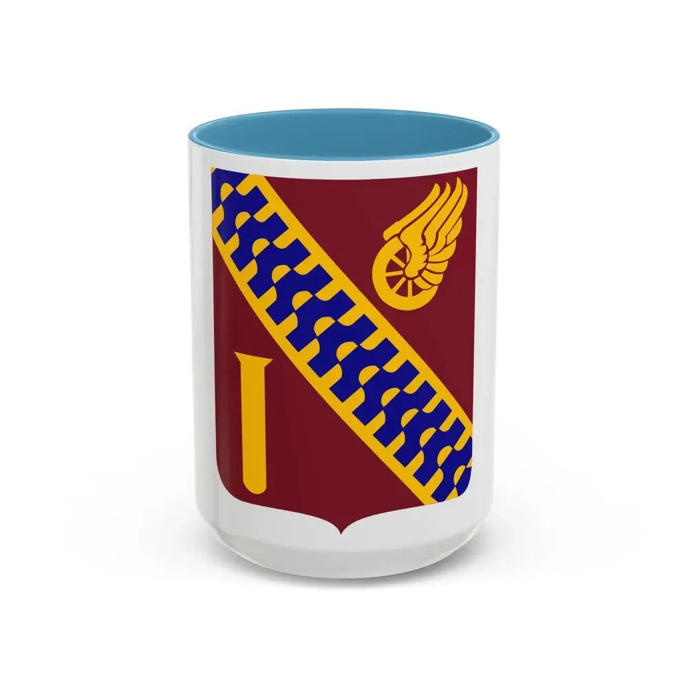 19 Transportation Battalion 2 (U.S. Army) Accent Coffee Mug 15oz Light Blue - Go Mug Yourself