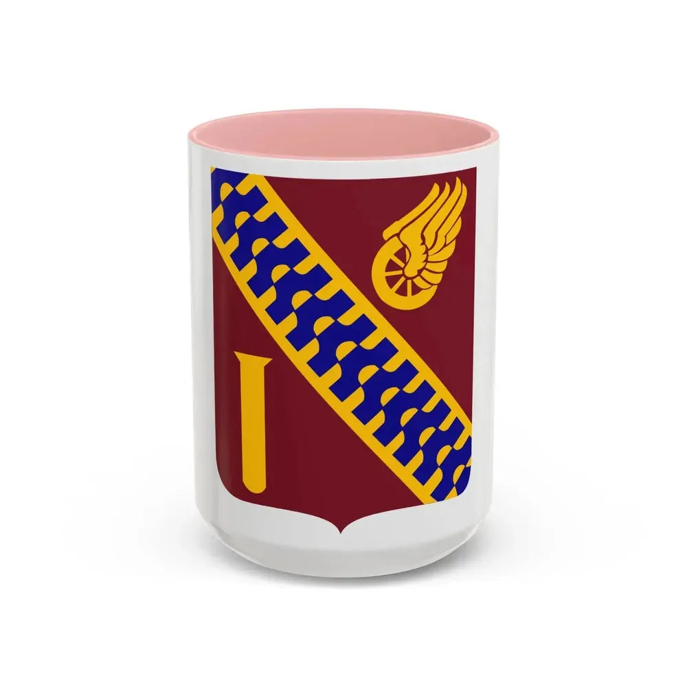 19 Transportation Battalion 2 (U.S. Army) Accent Coffee Mug 15oz Pink - Go Mug Yourself