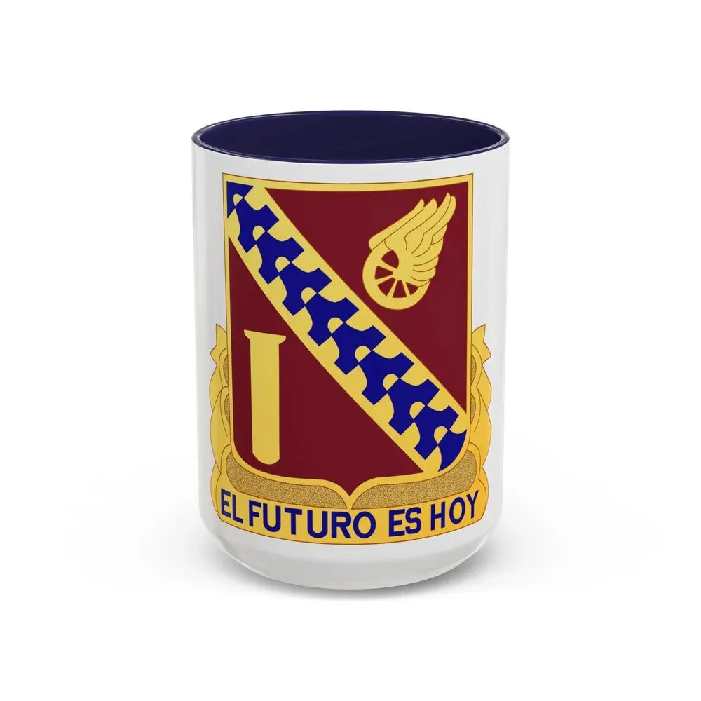 19 Transportation Battalion (U.S. Army) Accent Coffee Mug 15oz Navy - Go Mug Yourself