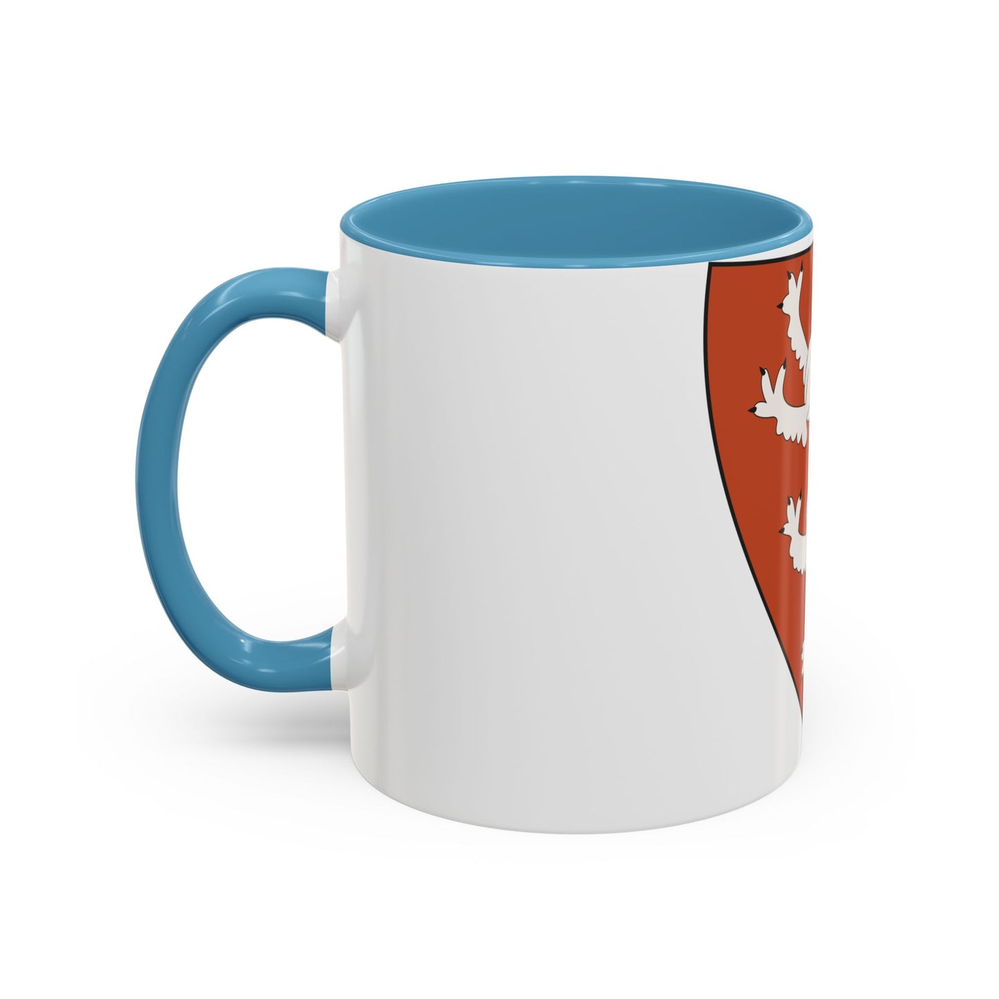 Lesser coat of arms of the Kingdom of Bohemia (Wenceslaus II of Bohemia) - Accent Coffee Mug