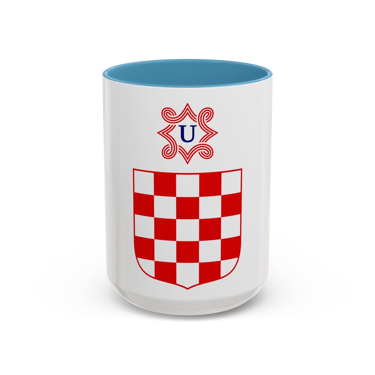 Coat of arms of the Independent State of Croatia - Accent Coffee Mug