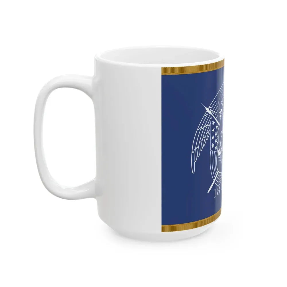 1911-1913 Utahs First Official State flag (United States) White Coffee Mug - Go Mug Yourself
