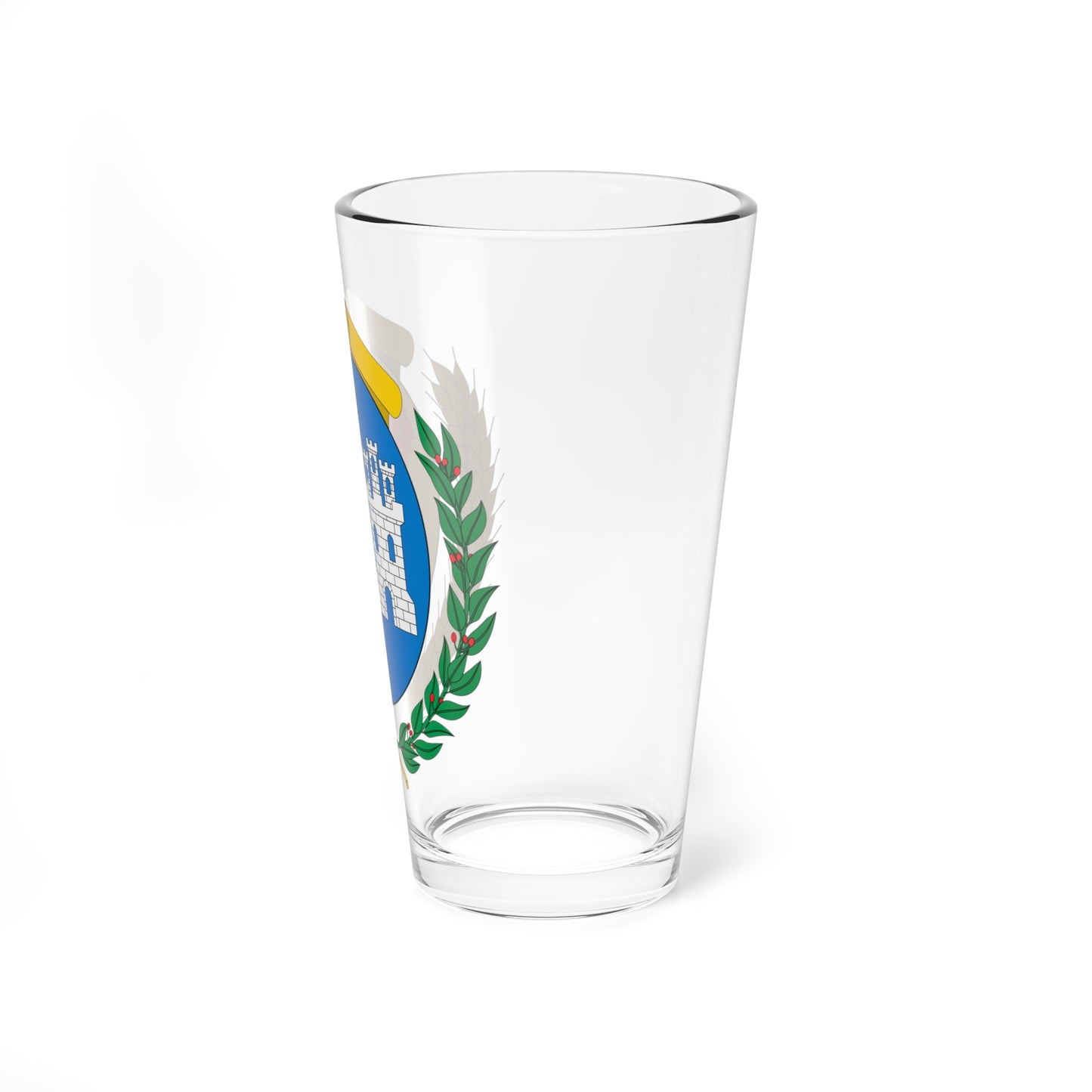 Escudo de Alaró Islas Baleares 2 (Spain) (Coat of Arms) Pint Glass 16oz