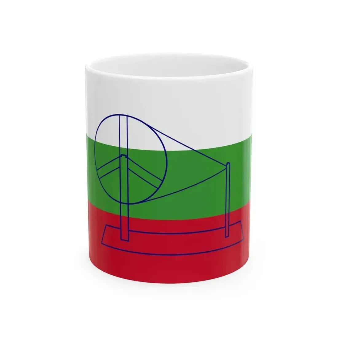 1921 India flag (India) White Coffee Mug 11oz - Go Mug Yourself