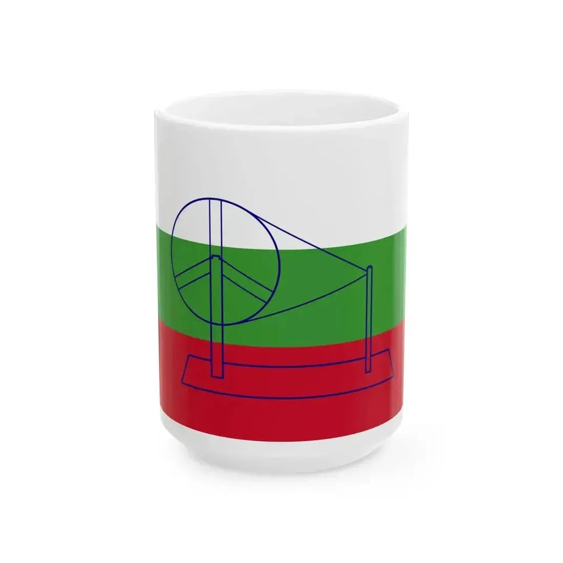 1921 India flag (India) White Coffee Mug 15oz - Go Mug Yourself