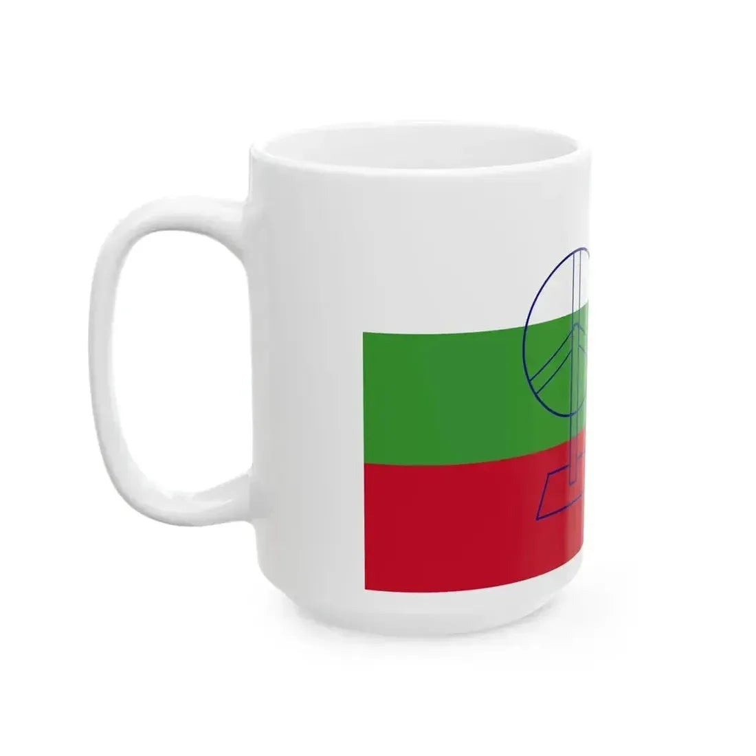 1921 India flag (India) White Coffee Mug - Go Mug Yourself