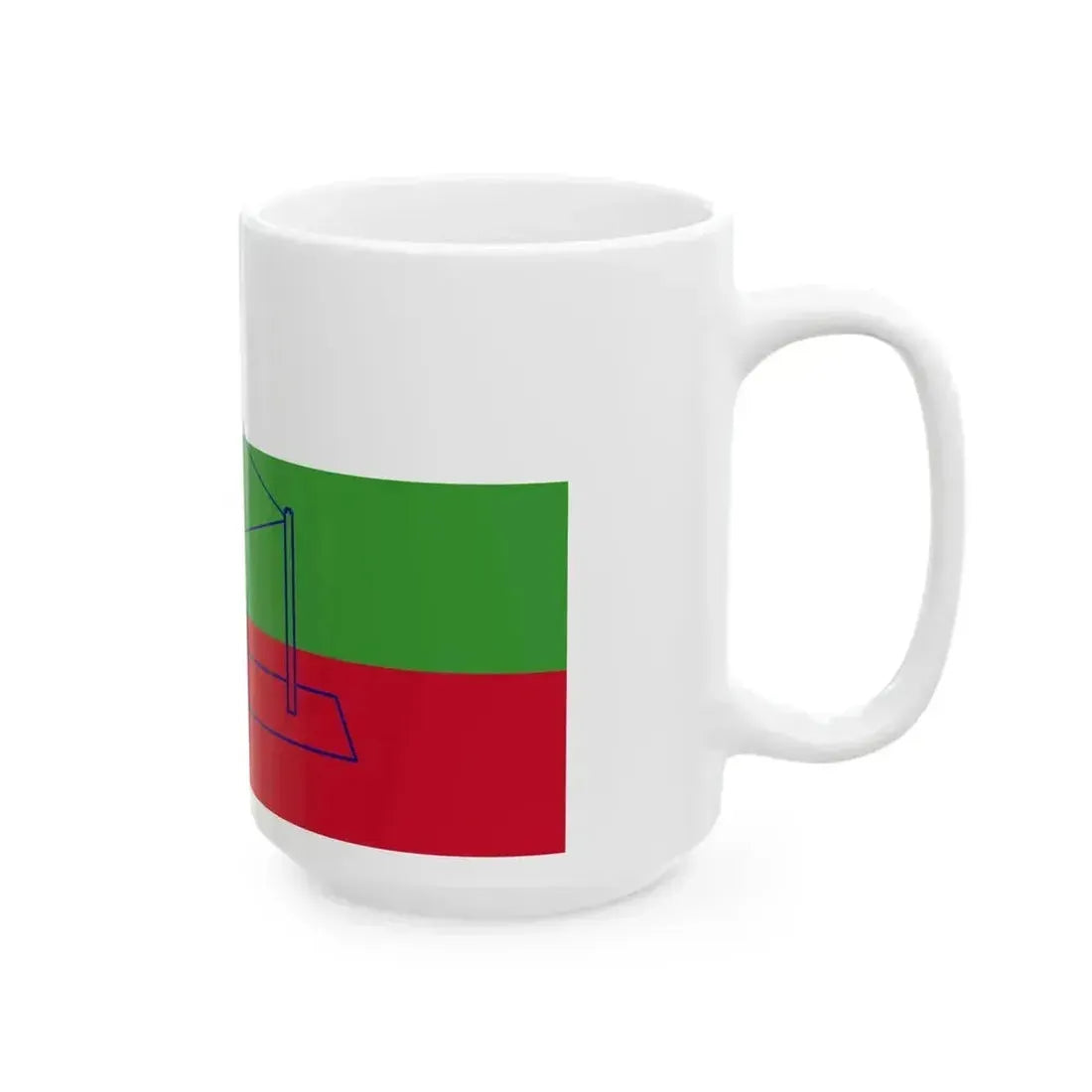 1921 India flag (India) White Coffee Mug - Go Mug Yourself