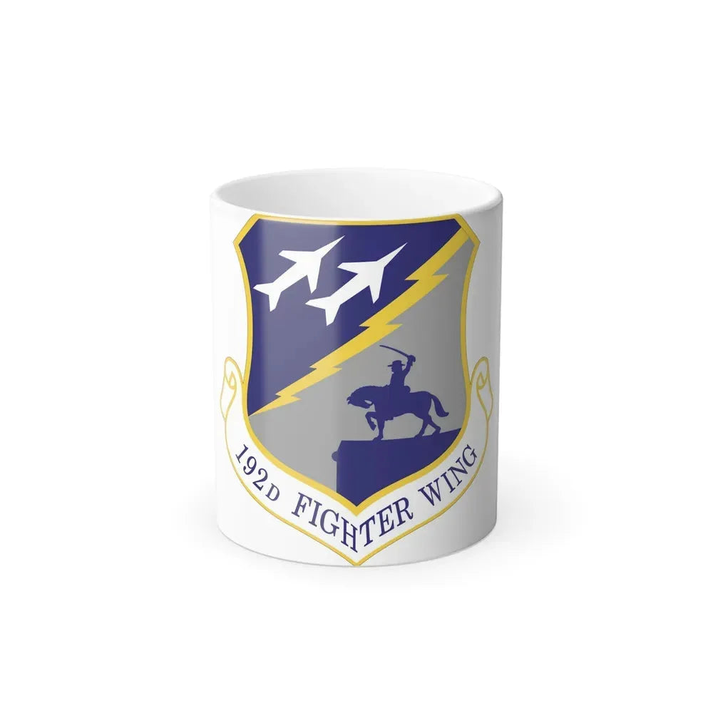 192nd Wing (U.S. Air Force) Color Changing Coffee Mug 11oz - Go Mug Yourself