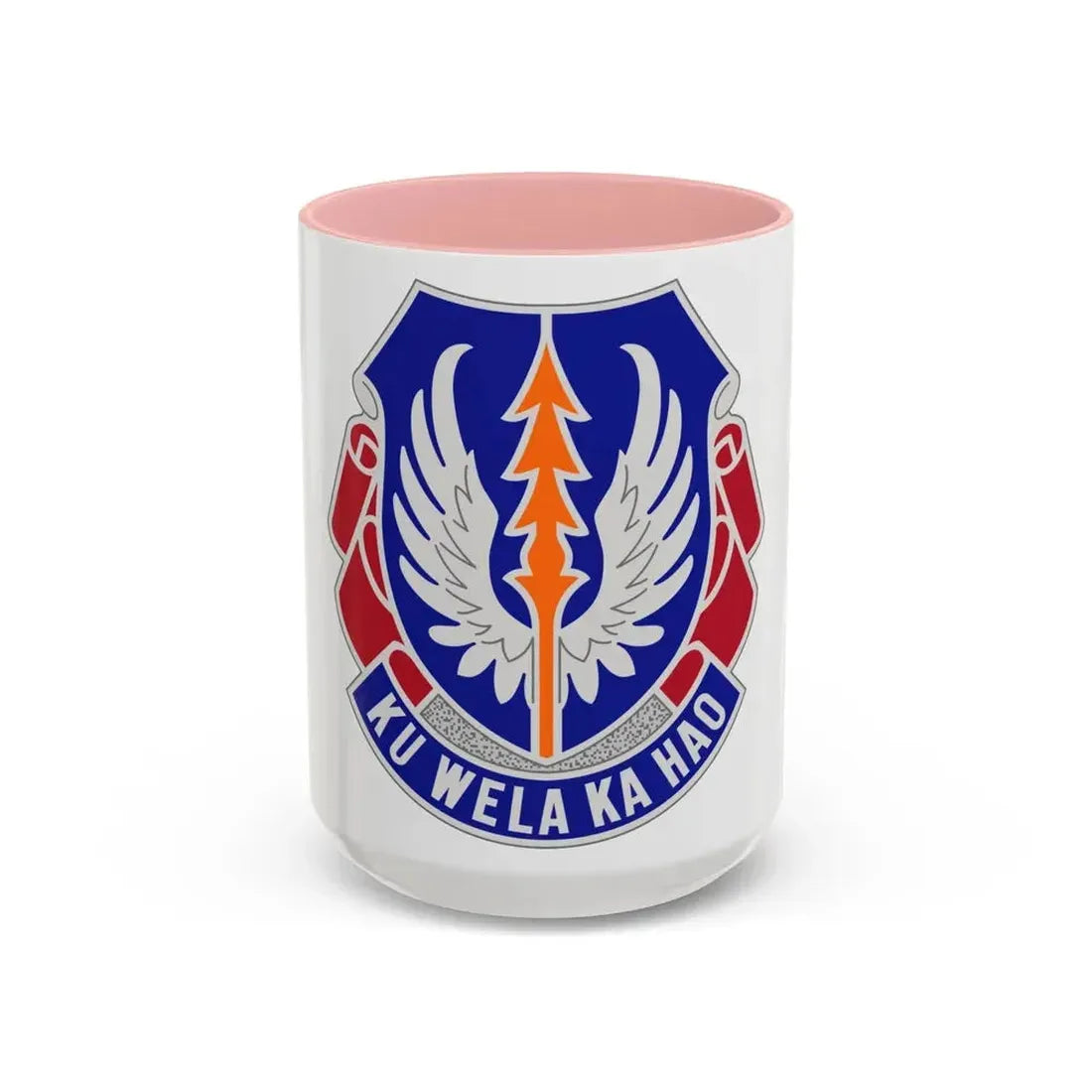 193 Aviation Regiment (U.S. Army) Accent Coffee Mug 15oz Pink - Go Mug Yourself