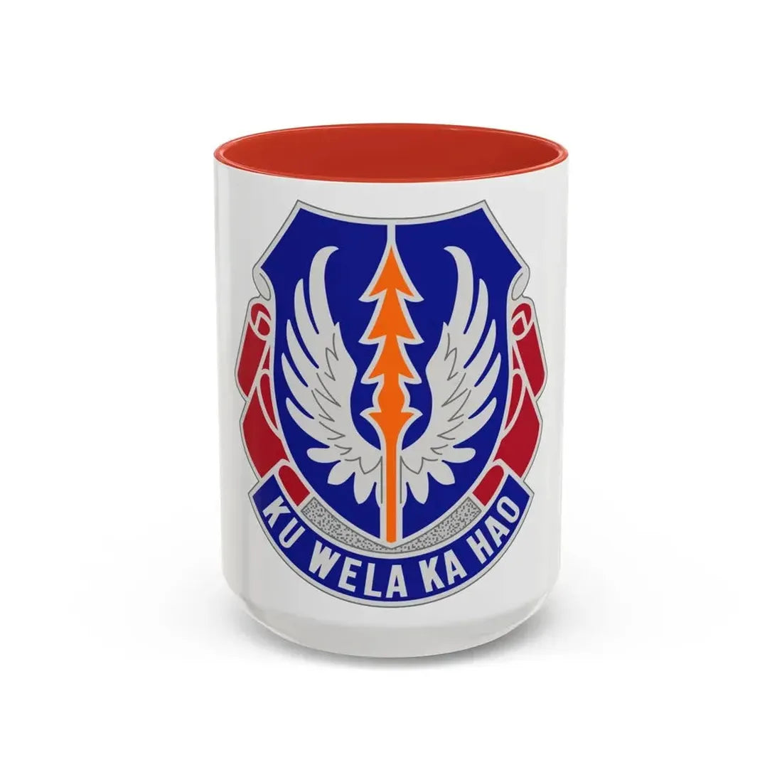 193 Aviation Regiment (U.S. Army) Accent Coffee Mug 15oz Red - Go Mug Yourself