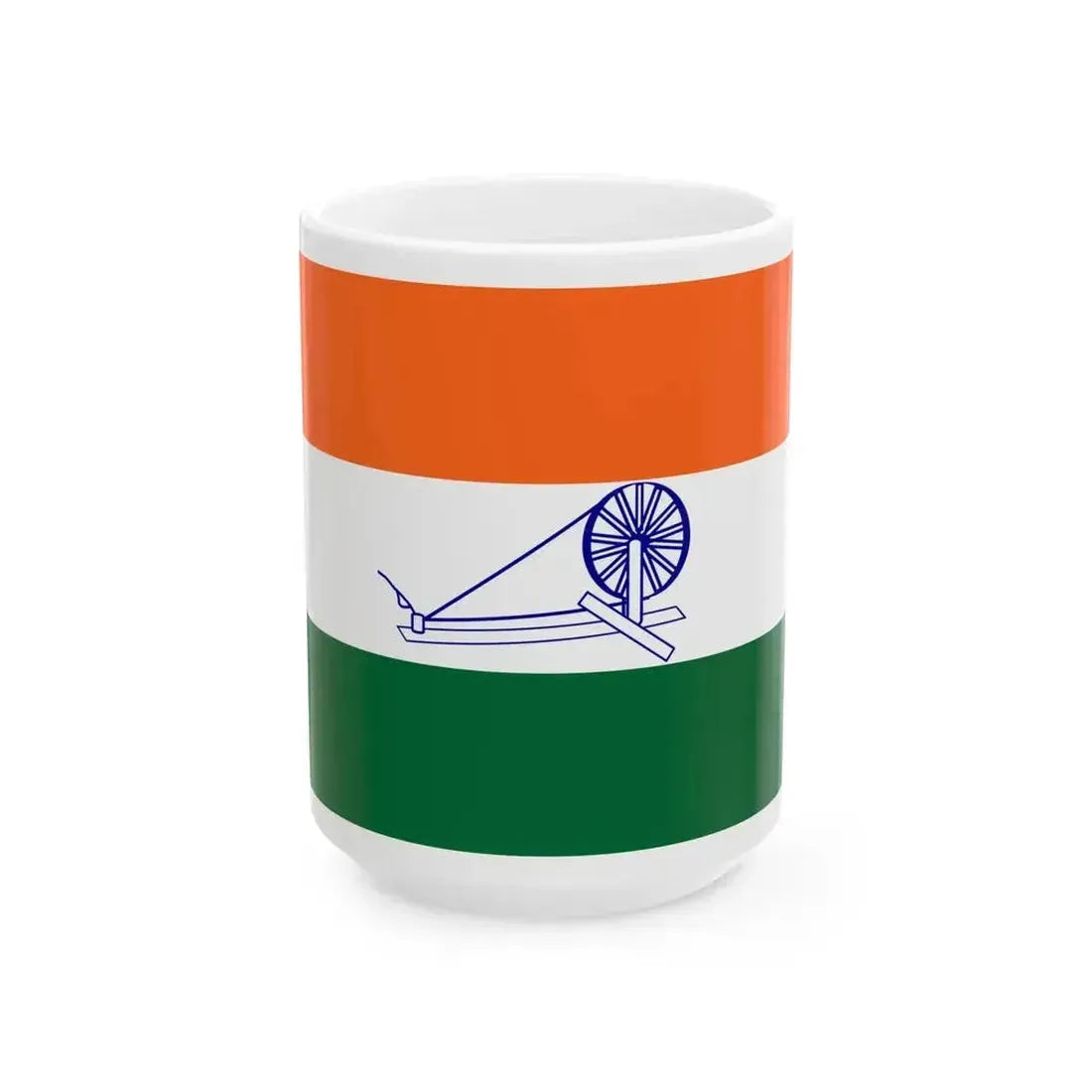 1931 Flag of India (India) White Coffee Mug 15oz - Go Mug Yourself