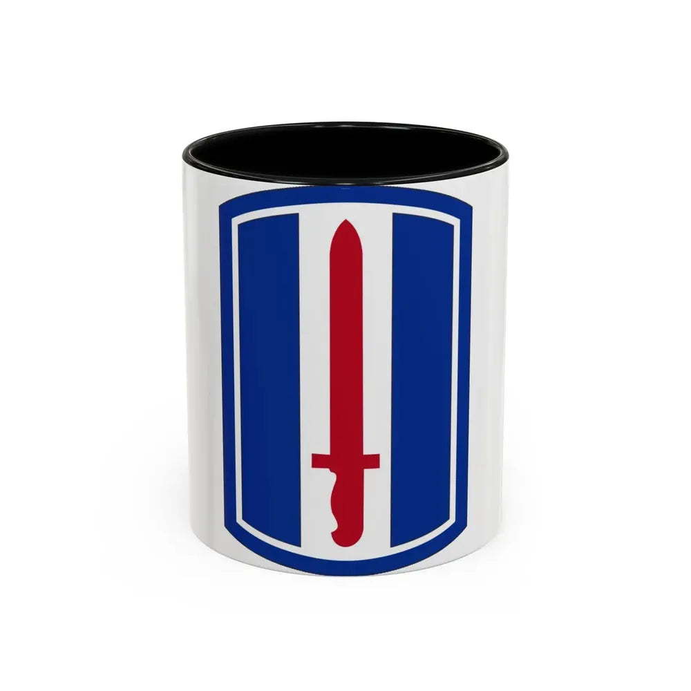 193D INFANTRY BRIGADE (U.S. Army) Accent Coffee Mug 11oz Black - Go Mug Yourself