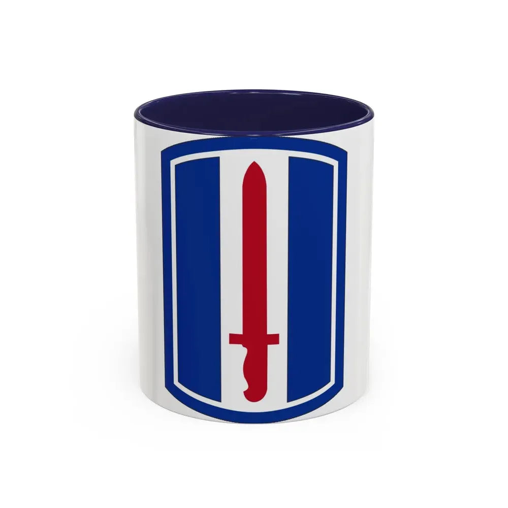 193D INFANTRY BRIGADE (U.S. Army) Accent Coffee Mug 11oz Navy - Go Mug Yourself